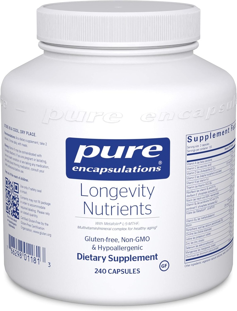 Pure Encapsulations Longevità Nutrienti -- Capsule