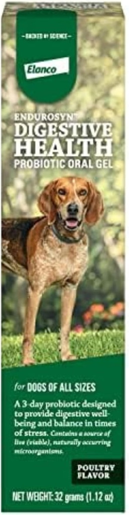 Gel orale probiotico Endurosyn per cani, 32 gm