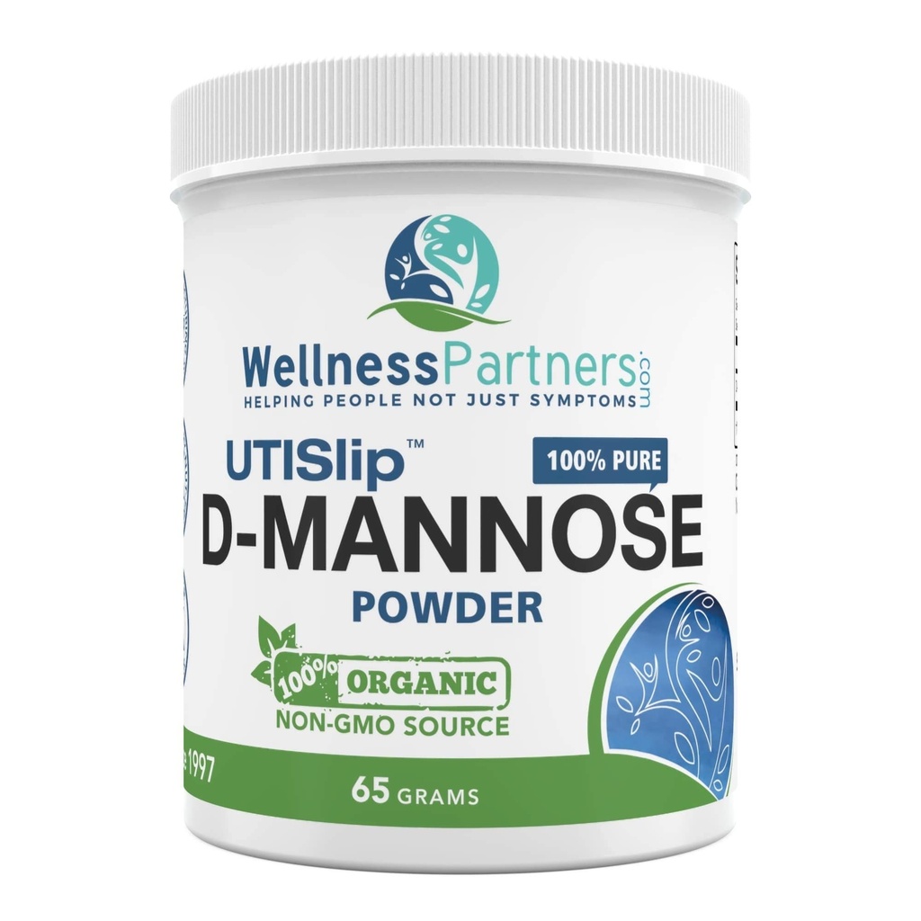 Nouveau pot UTI-Slip D Mannose Non GMO Source biologique 65g