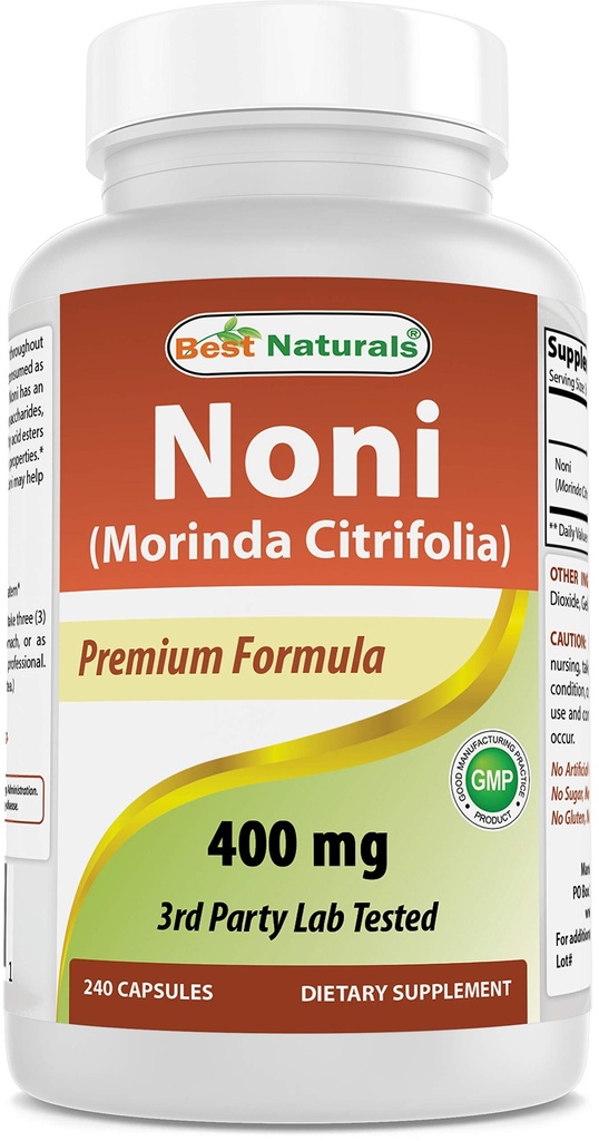 Best Naturals Noni 400 mg 240 Kapseln