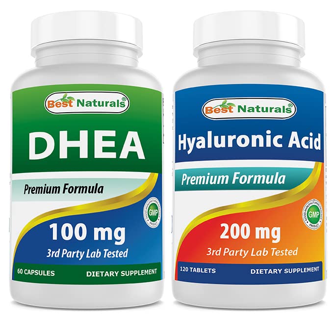 Best Naturals DHEA 100mg & Hyaluronsäure 200 mg