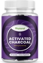 Pure activated Charcoal Pills Detox & Cleanse - Purifiant Capsules de noix de coco avec 1200 mg par portion pour le soulagement du ballonnement - Supplément de désintoxication active pour la santé du corps et des intestins - 90 Compte