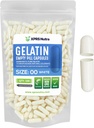 XPRS Nutra Size 00 Empty Capsules - 100 Count Empty Gelatin Capsule - DIY Capsule Filling - Fillable Pill Gel Caps per Do-It-Yourself Supplements (White)