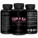 Esposa Female Libido Booster pour les femmes – Reignite Passion, Augmenter l'énergie et la sensibilité, Boost Mood & Desire – Fabriqué aux États-Unis pilules d'amélioration naturelle de la femelle avec herbe de chèvre en chaleur – 60 capsules
