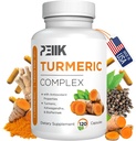 Kurkuma Curcumin mit schwarzem Pfeffer & Ashwagandha - Hohe Absorption Ultra Potent Kurkuma Ergänzung mit 95% Curcuminoide, BioPerine & Ashwagandha - Turmeric Capsules for Joint Support 120 Kapseln