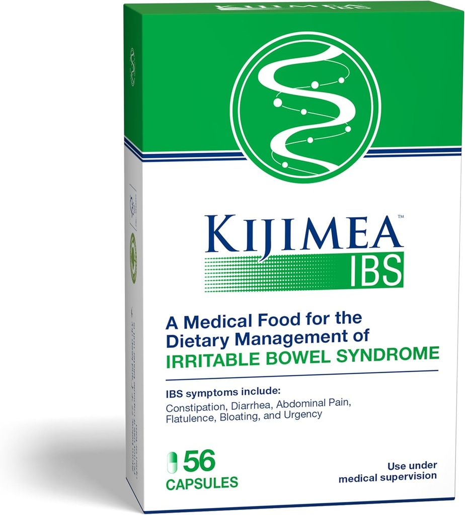 KijimeaTM IBS, Cibo Medico per la gestione alimentare della sindrome di Bowel irritabile (56 capsule)