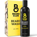 La barbe du club de barbe et laver le visage – tout-en-un nettoyant, adoucit et nourit les cheveux du visage, hydrate et nettoie la peau, le paraben et sans sulfate