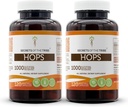 Geheimnisse des Tribe Hops 120 Kapseln(2 St.), 1000 mg, Hopfen (Humulus Lupulus) Getrocknete Blume (2x120 Kapseln)