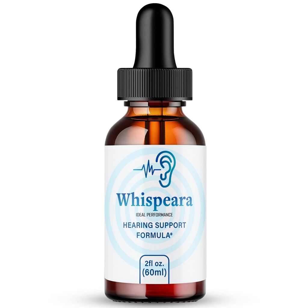 Whispeara Tinnitus Relief für Ringen Ohren Tropfen, Ring klar Tinnitus Flüssigkeitstropfen, maximale Stärke, Erweiterte Formel Hörgerät, Ohrring Tinnitus, Whispeara Bewertungen (1 Packung)