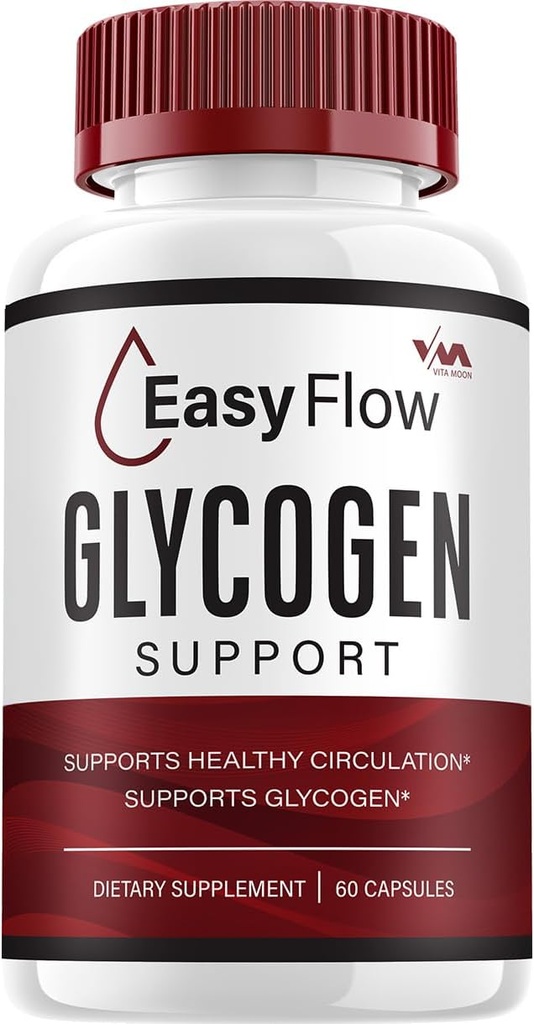 (1 Pack) EasyFlow Glycogen – Easy Flow Capsule Cleaner, EasyFlow Pills, Advanced Formula for Overall Wellness, Easy Flow Glycogen Bewertungen, 60 Kapseln