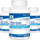 Scelta di qualità Mens One Daily Multivitamin con Vitamine A C D E B (1, 2, & 6) e Supplementi minerali in 60 Conte Bottiglie (3 Pack)