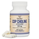 CDP Choline (citicolina) supplemento, grado farmaceutico, terzo partito testato (60 capsule 300mg)