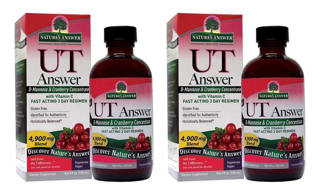 Risposta della natura Salute del tratto urinario | Regime di tre giorni di azione veloce | Supplemento alimentare di alcool-free, senza glutine, non testato su animali & Vegan 4oz (2 pacchetto)