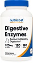 Nutricost Digestive Enzymes 620mg, 120 Capsules - Complete Digestive Enzyme Supplement