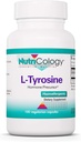 Nutricology L-Tyrosin - Gehirnunterstützung, Hormon Precursor, freie Form Aminosäure, 500mg Supplement, Schilddrüsenunterstützung Kapseln - 100 Count