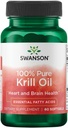 Swanson 100% reines Krillöl 500 Milligramme 60 Sgels