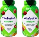 VitaFusion Calcium mit Vitamin D3 - 2 100 Count Bottles - 200 Gummie Gesamt
