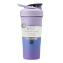 BlenderBottle Sport Sleek Insulated Stainless Steel Shaker Bottle mit Draht Whisk, 25-Ounce, Lavender Ombre – Protein Shakes & Hydration für Athleten & Fitness Enthusiasten, Easy Mixing, Slim Easy to Hold, hält Getränke kalt, Lockable Lid