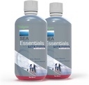 Wellgenix Sea Essentials Supplément nutritionnel multivitamine - Calcium de corail liquide, minéraux traces et macro, 1 oz par jour, saveur de baie de mer - pour les hommes et les femmes, les adultes et les enfants, 32 Fl Oz (paquet de 2)