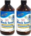 NORTH AMERICAN HERB & SPICE Huile de graines noires - 16 fl oz, paquet de 2 - Soutien digestif et immunitaire - Non-OGM - 192 Total des services