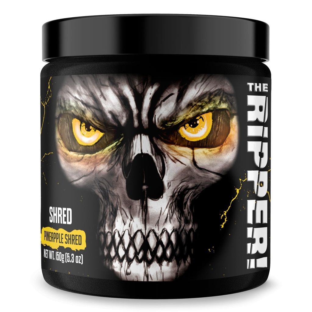 JNX SPORTS The Ripper! Shredding Thermogenic Fat Burner - Ananas Shred 30 Servierungen | Advanced Fast Acting Thermogenic Pre-Workout, Appetit Suppressant für Männer & Frauen