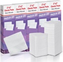 HEALQU 1000 Gauze Pads 2x2" - 4-Ply doux non tissé pour l'extraction des dents et les procédures dentaires - Eponges carrées non stériles pour la tenue des premiers soins, chirurgicaux et blessés (5 paquets de 200)