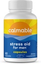 Stress Relief Aid for Men - Feel Happy, Calm, Focused and Relaxed and The Most Vibrant You - Vegan - with Maca and Ashwagandha - Stress Support Vitamin Dietary Supplement - 60 Capsule