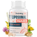 2000MG NAD Supplementi per le donne, NMN Alternative, Femmina Liposomal NAD+, con Ashwagandha, Berberina HCL, Ginkgo Biloba & Black Cohosh - Menopausa, Cervello, Metabolismo & Energy Support*, 90 capsule