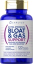 Carlyle Bloat & Gas Support for Men & Women | 120 Tablets | Extra Strength Pills | Supplement with Enzymes, Turmeric, Ginger & More | Non-GMO & Vegetarian Formula