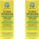 2-PAK Lydia Pinkham Nutritional Support Liquid 16oz bottiglie