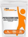 BulkSupplements.com Potassium BHB Polvere - Beta-HydroxyButyrate Powder, BHB Supplement - Non aromaed & Gluten Free, 9g per porzione, 250g (8.8 oz) (Pack of 1)