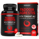 Fadogia Agrestis und Tongkat Ali Supplement Performance Blend - (120 Kapseln) - Maximum Strength - Drive, Athletic Performance & Muskelmasse - Glutenfrei, Non-GMO, Vegan Kapseln - USA Made