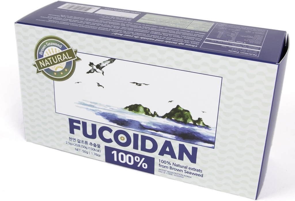 100% naturale marrone alghe estratto Fucoidan USFDA Passato (Codice ID 2030950)[Tipo di carta] (50g)