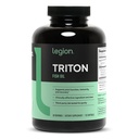 LEGION Triton Fischöl Kapseln - Dreifache Stärke Omega 3 essentielle Fettsäuren mit Vitamin E & Zitronenöl für maximale Absorption, Frische & Reinheit - 2400mg EPA & DHA pro Servierung, 30 Svgs