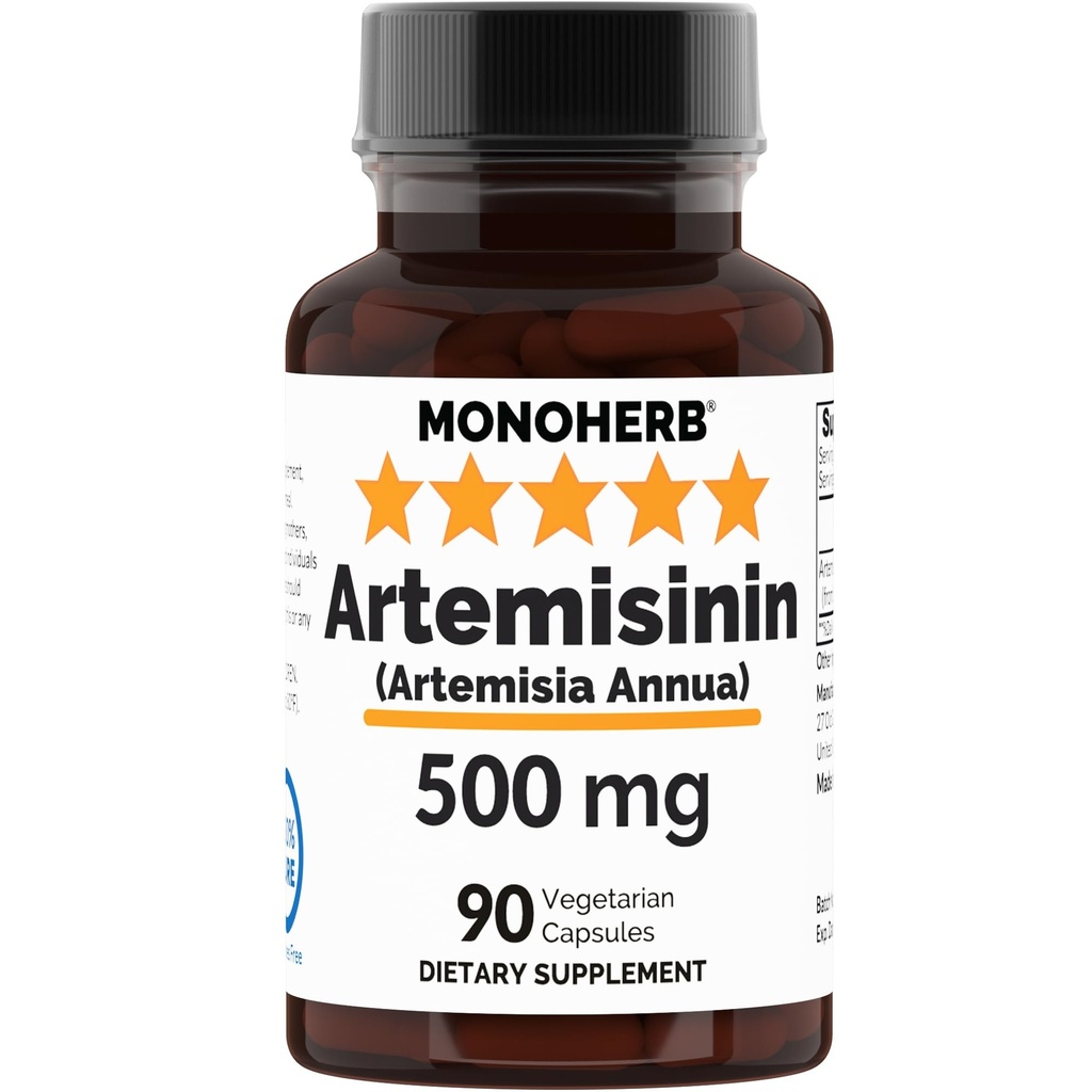 MONOHERB Artemisinin (Artemisia Annua) 500 mg - 90 Veggie Kapseln