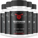 rize labs (5 Pack) Testonine Male Supplement, Testonine Capsules for Men, Testonine Maximum Strength Formula, Testonine All-Natural Pill for Muscle Power, Testonine Reviews (300 Capsules)