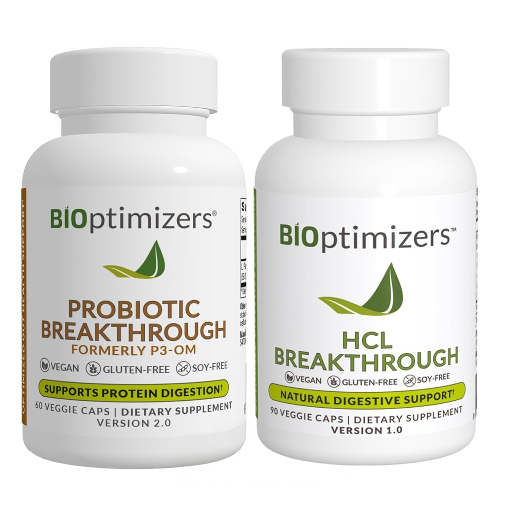 BiOptimizers - P3-OM (60 Kapseln) und HCL Durchbruch (90 Kapseln) Ergänzung Bundle