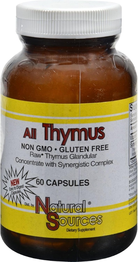 Natürliche Quellen Alle Thymus 60 Kapseln