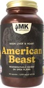 MK ergänzt American Beast, Bison Organ Supplement für Athleten, unterstützt Stärke, Ausdauer & Erholung, Freeze-Dried, Non-GMO, Bison Liver & Bison Herz, 30 Portionen (3.000 mg Jeder)