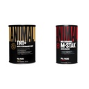 Animaux TNT+ Test Booster & M-Stak Muscle Building Stack pour hommes - 21 comte