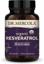 Dr. Mercola Organic Resveratrol - 100 mg Cellular & Cardiovascular Support - 99,9 Prozent Trans-Resveratrol - von Japanisch Knotweed - 30 Kapseln (30 Portionen)