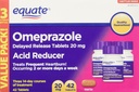 Äquate Omeprazol 20 Milligramm, Säure Reducer, verzögerte Freisetzung, 42 Tabletten