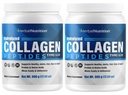 Collagen Peptides Powder Hydrolyzed Proteine sind Vitalproteine für Haut-Haarnägel und Gelenkgesundheit, Keto, Paleo Friendly, Non-GMO, Glutenfrei, 45 Servierungen, 2 Behälter