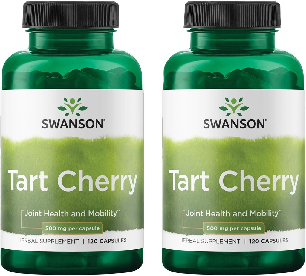Swanson Tart Cherry 500 mg 120 capsules (2 boîtes)