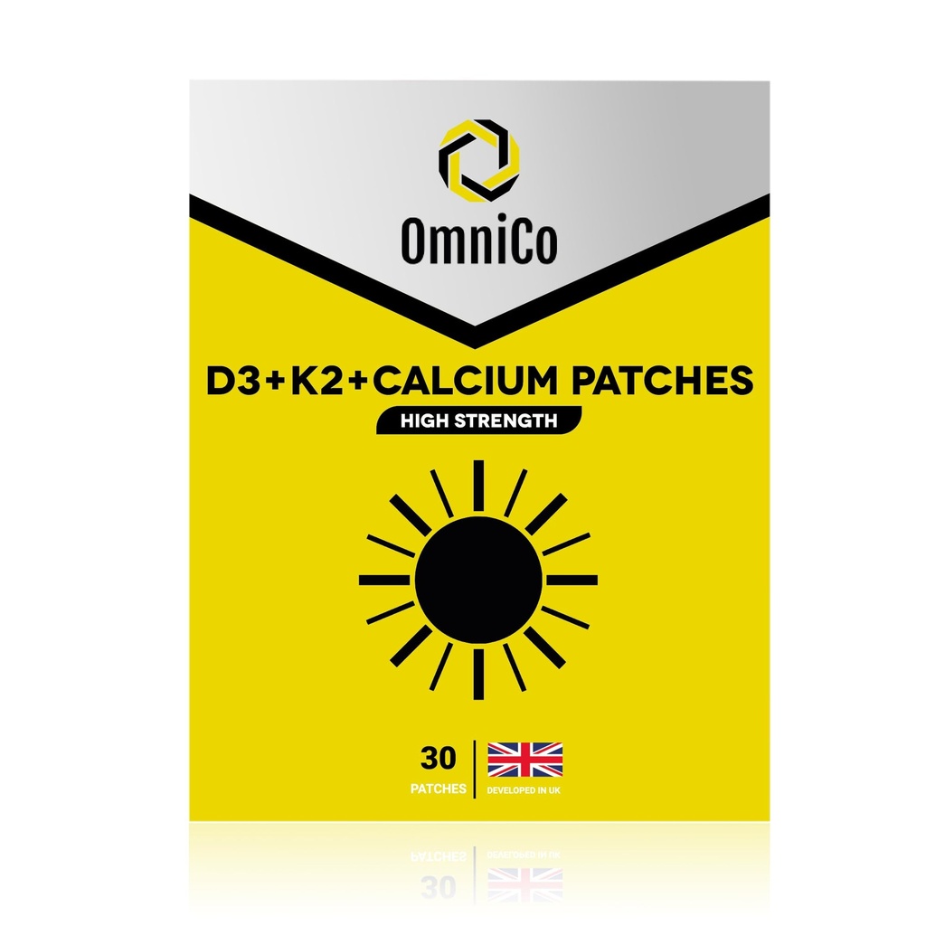 OmniCo - D3 + K2 + Patches de calcium – 30 paquets