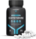 Fit & Focused 500mg Ecdysterone Supplement, 90 Kapseln, Natürliche anabole Mittel für Lean Muskelwachstum & Stärke Enhancement, komplexiert mit Hydroxypropyl βeta Cyclodextrin, 3. Partei getestet 95% Pure