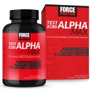 FORCE FACTOR Test X180 Alpha Max Total Testosteron und Nitric Oxid Booster für Männer mit Fenugreek Seed und Tribulus Blutfluss zu erhöhen und männliche athletische Leistung zu verbessern, 180 Kapseln