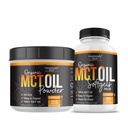 Beabsichtigt Bare MCT-Ölpulver (50 Portionen) und MCT-Ölkapseln Bundle