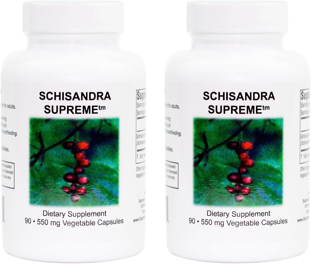 Supremo Nutrizione Schisandra Supreme, 90 Pure Schisandra Fruit Vegetariano 90 capsule (Pack of 2)