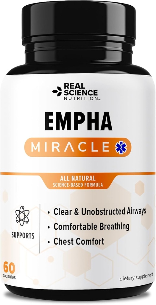 Angebote Empha Miracle, Atmen einfach mit reduziertem Mucus und Husten, Eine natürliche Ergänzung für respiratorische Gesundheit und Relief